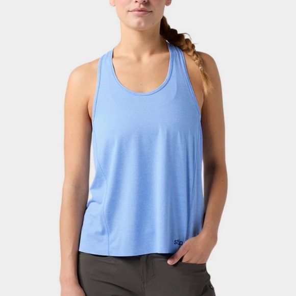 Stio Womens Lucent Tank. Chicory Flower Heather. Size Small. New.Ultralight, c - Picture 1 of 10